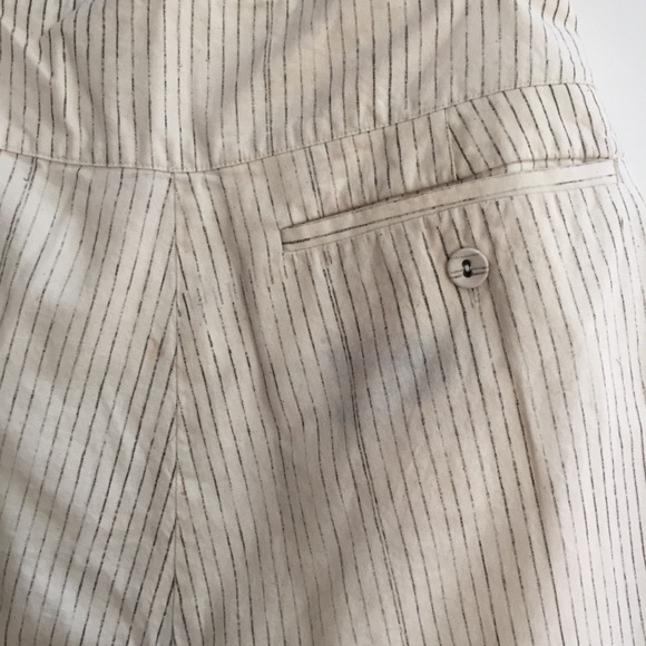 All Saints pinstripe cotton shorts. US size 6 - Picture 6 of 7